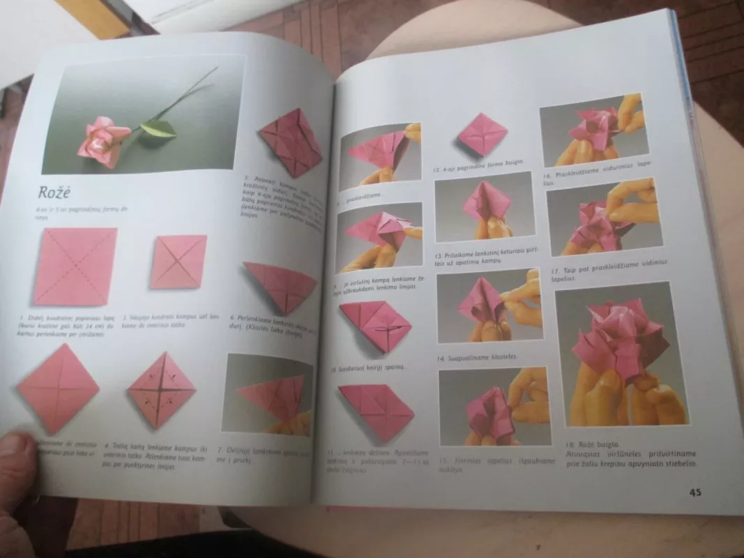 Origamis. Popieriaus lankstiniai dideliems ir mažiems - Zulal Ayture-Scheele, knyga 5