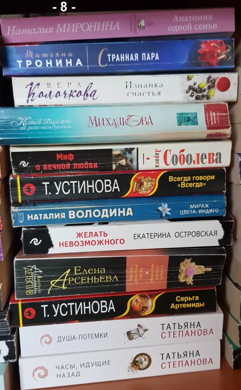 Daug knygų rusų kalba (detektyvai,romanai) - Autorių Kolektyvas, knyga 5