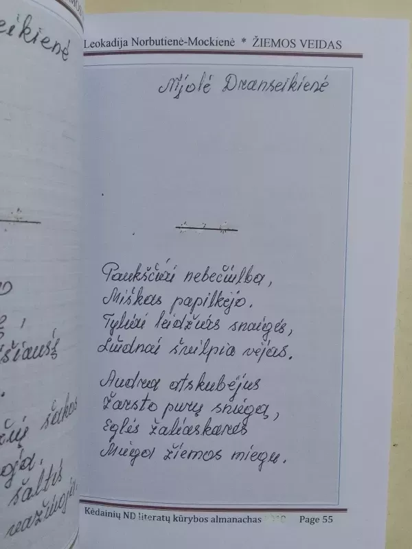 Žiemos veidas - Kėdainių neįgaliųjų draugijos almanachas - Autorių Kolektyvas, knyga 6