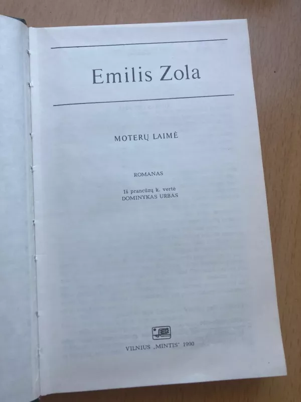 Moterų laimė - Emilis Zola, knyga 4