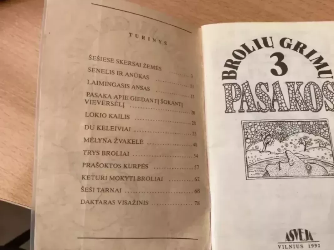 Brolių Grimų pasakos (3 knyga) -  Broliai Grimai, knyga 3