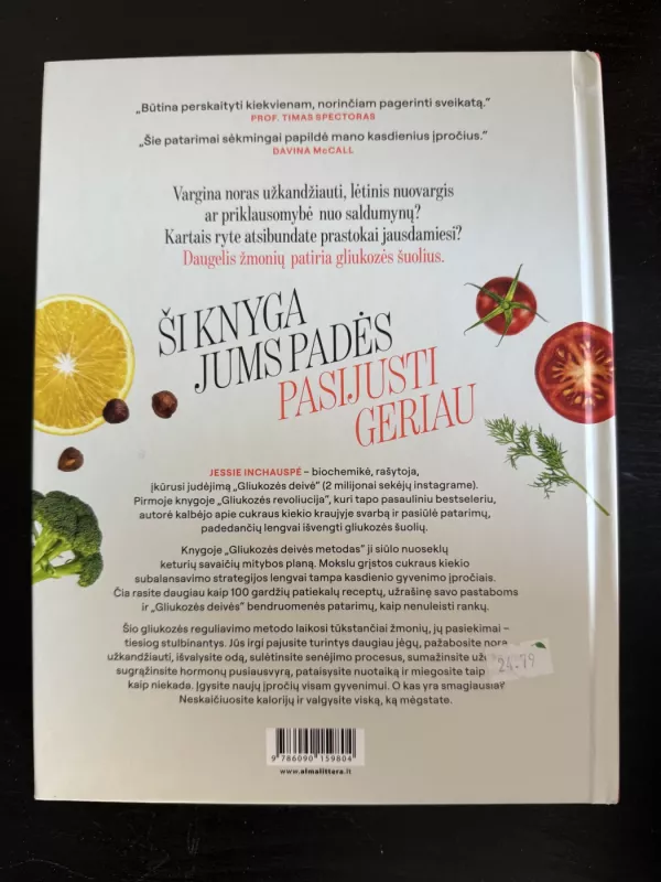 Gliukozės deivės metodas - Jessie Inchauspe, knyga 2