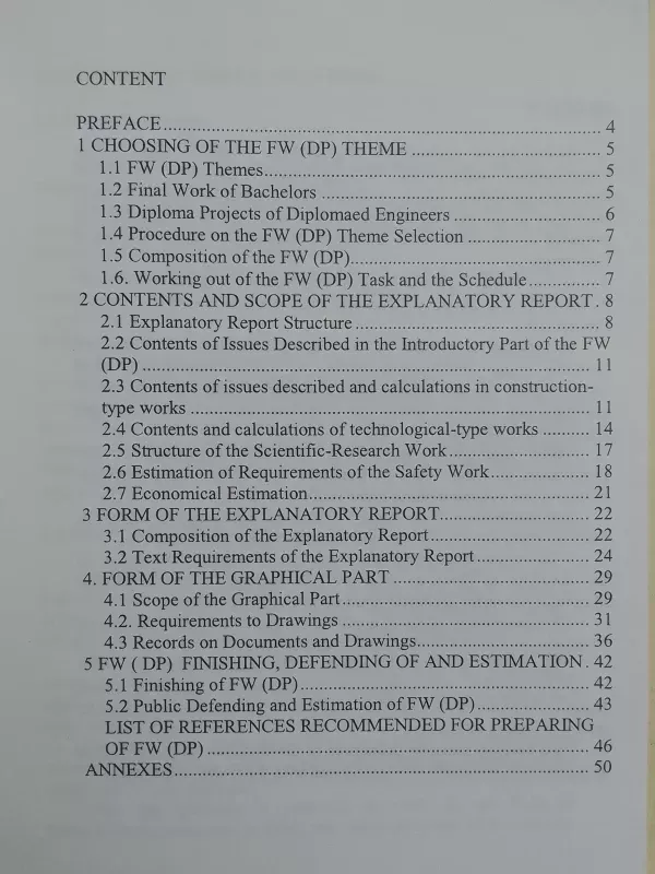 Methodical instructions for the preparation of the final work and the diploma project - Evaristas Algirdas Totoraitis, Kastytis Slivinskas, knyga 5