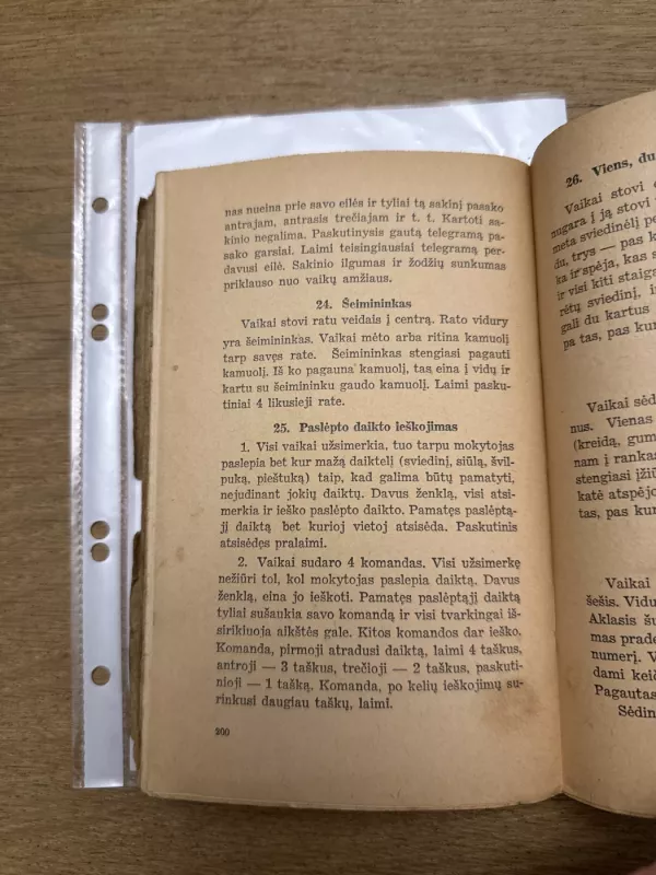 Žaidimai ir mankštos pratimai - V. Saudargiene-Simniskaite, knyga 6