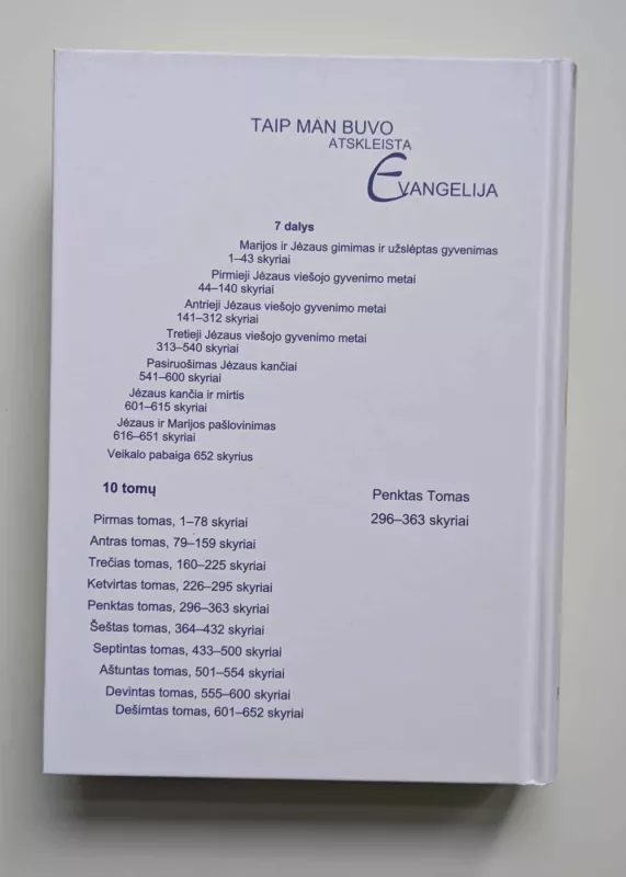 Taip man buvo atskleista Evangelija. 5 tomas - Marija Valtorta, knyga 4