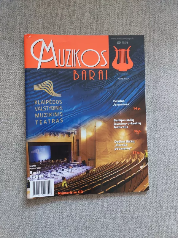 Žurnalas Muzikos barai 2024 m. Nr.5-6 - Autorių kolektyvas (įvairūs), knyga 3