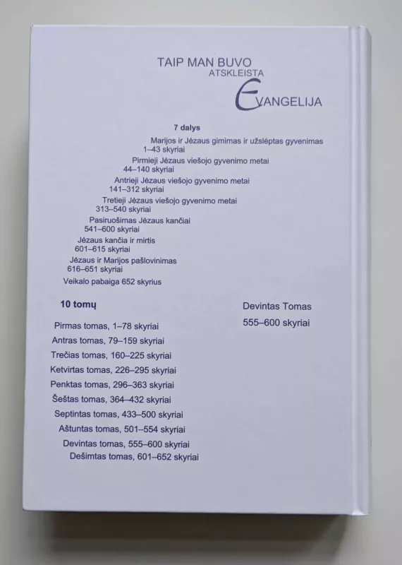 Taip man buvo atskleista evangelija. 9 tomas - Marija Valtorta, knyga 3