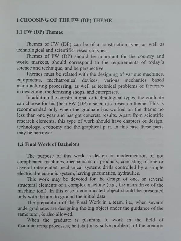 Methodical instructions for the preparation of the final work and the diploma project - Evaristas Algirdas Totoraitis, Kastytis Slivinskas, knyga 6