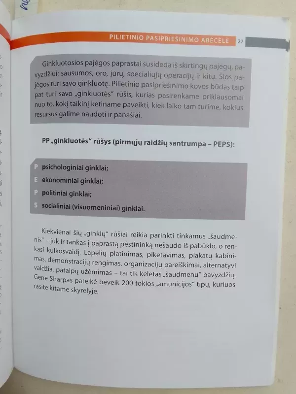 Pilietinio pasipriešinimo abėcėlė. Patarimai, kaip kovoti be ginklų - Albertas Daugirdas, knyga 4