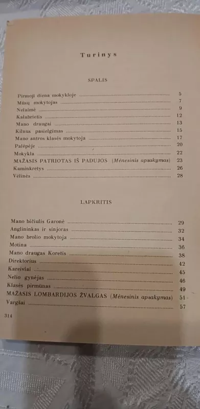 Širdis - Edmondo  de Amicis, knyga 6