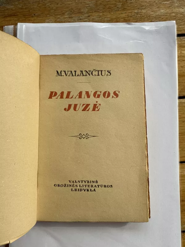 Palangos Juzė - Motiejus Valančius, knyga 3