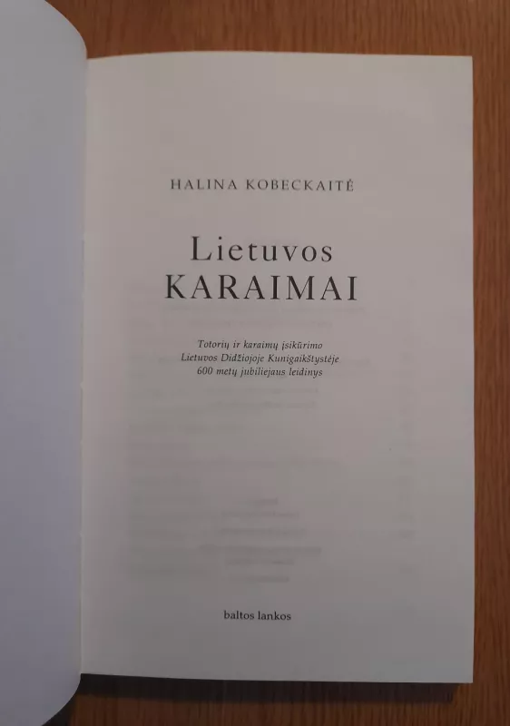 Lietuvos karaimai - Halina Kobeckaitė, knyga 3