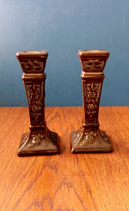 Keraminės žvakidės, 2vnt., Guldkroken Hjo - , namai ir interjeras 2