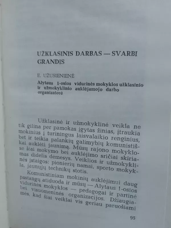 Pedagoginis dešimtojo penkmečio darbymetis - P. Želvys, knyga 6