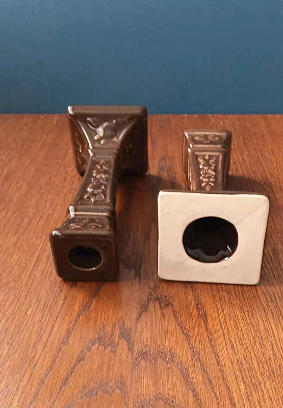 Keraminės žvakidės, 2vnt., Guldkroken Hjo - , namai ir interjeras 5