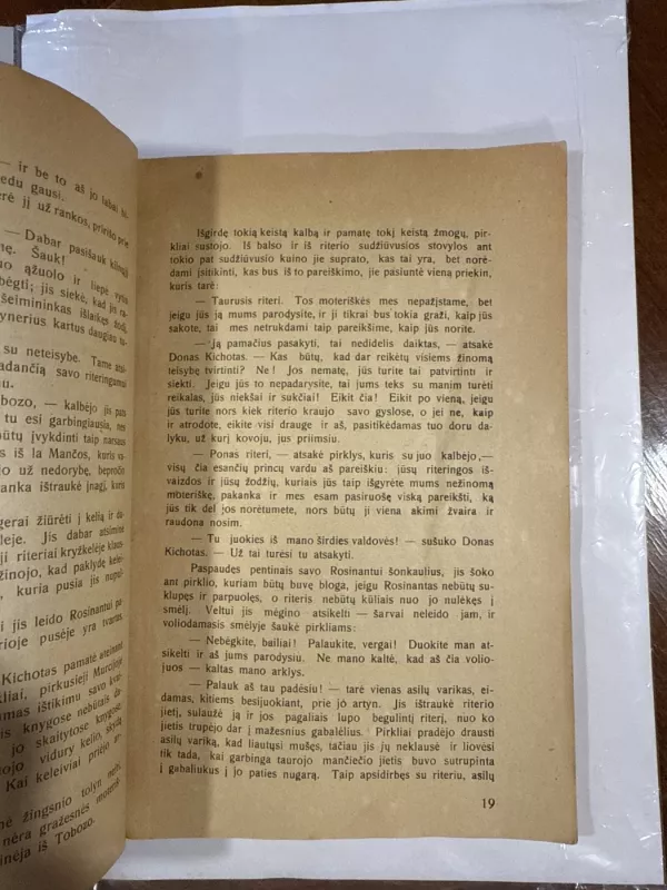 Kelionės ir nuotykiai tauriojo riterio Dono Kichoto iš la Mančos - Miguel de Cervantes Saavedra, knyga 4