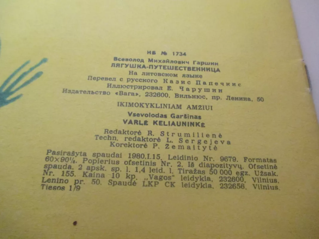 Varlė keliauninkė - Vsevolodas Garšinas, knyga 4