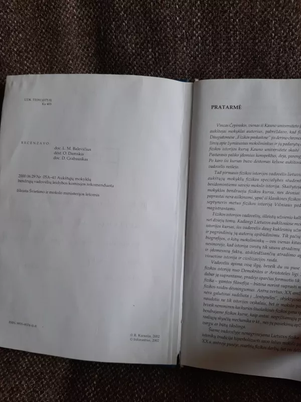 Fizikos istorija - Romualdas Karazija, knyga 4