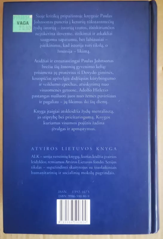 Žydų istorija - Paul Johnson, knyga 3