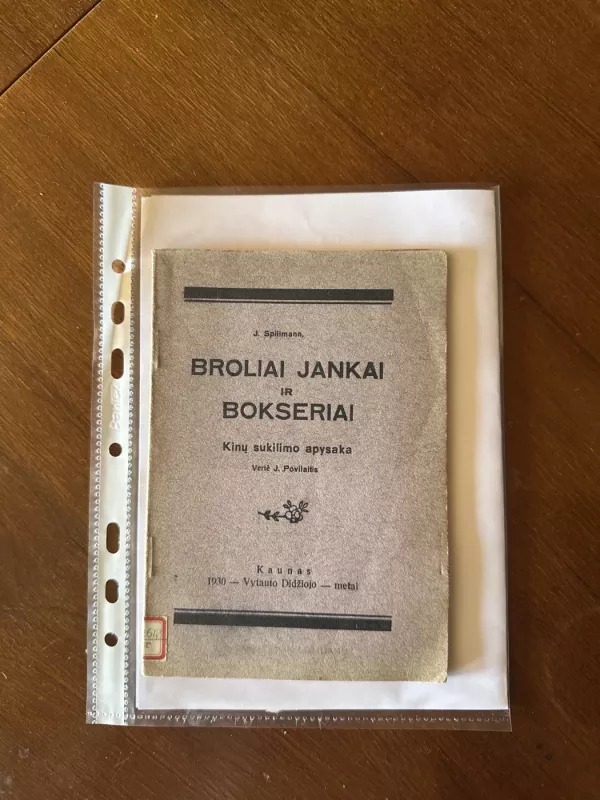 Broliai Jankai ir bokseriai - Spillmann J., knyga 2