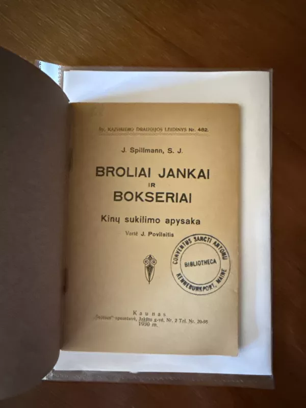Broliai Jankai ir bokseriai - Spillmann J., knyga 3
