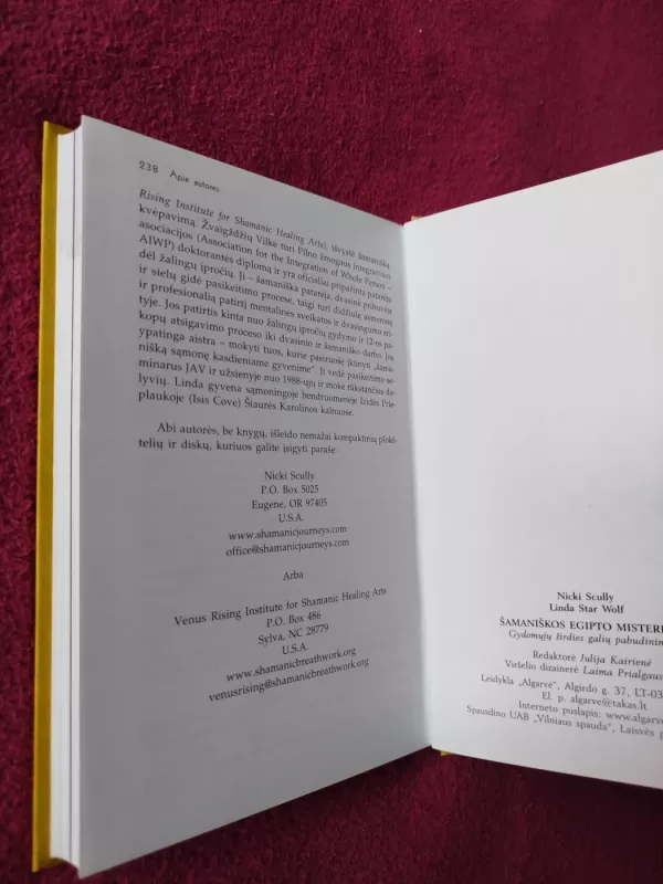 Šamaniškos Egipto misterijos - Nicki Scully, Linda Star Wolf, knyga 5