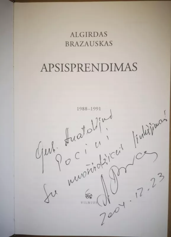 Apsisprendimas 1988-1991 - Algirdas Brazauskas, knyga 3
