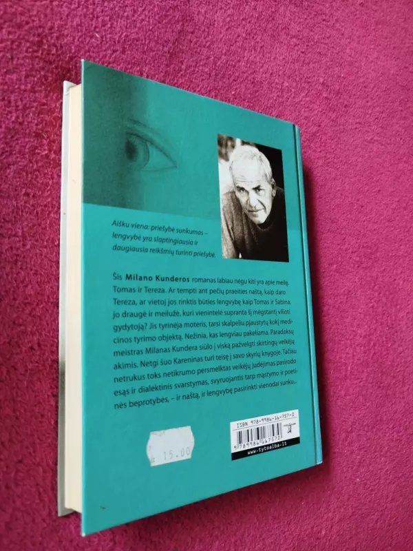 Nepakeliama būties lengvybė - Milan Kundera, knyga 6