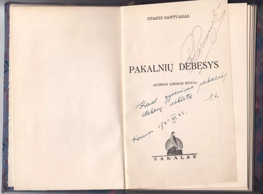 Pakalnių debesys - Stasys Santvaras, knyga 3