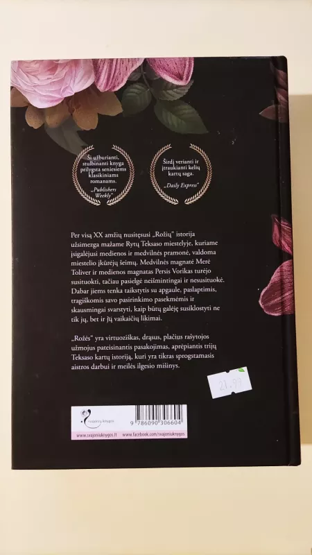 Rožės - Leila Meacham, knyga 4