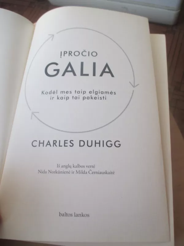 Įpročio galia. Kodėl mes taip elgiamės ir kaip tai pakeisti - Charles Duhigg, knyga 5