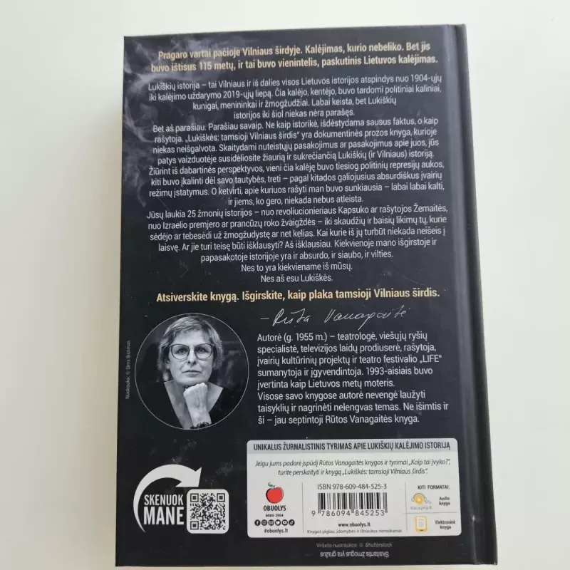 LUKIŠKĖS: TAMSIOJI VILNIAUS ŠIRDIS - Rūta Vanagaitė, knyga 3