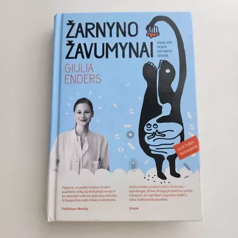 žarnyno žavumynai - Giulia Enders, knyga 2