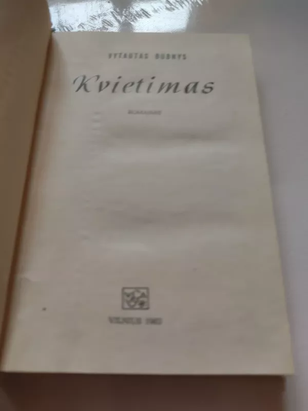 Kvietimas - Vytautas Bubnys, knyga 3