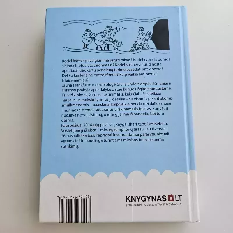 žarnyno žavumynai - Giulia Enders, knyga 3