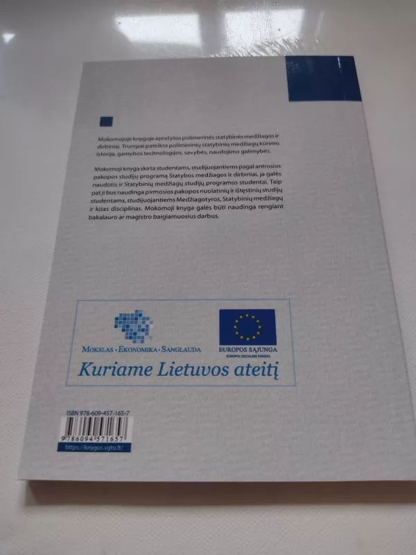 Inovatyvios polimerinės statybinės medžiagos ir dirbiniai - Olga Kizinievič, knyga 6