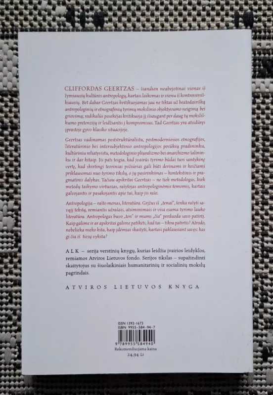 Kultūrų interpretavimas - Clifford Geertz, knyga 3