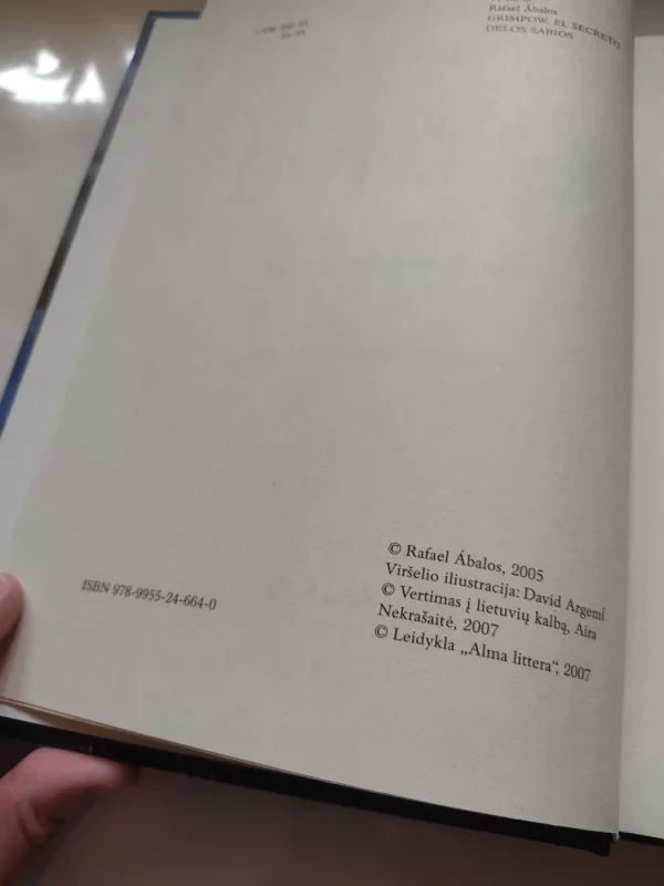 Grimpou: Nematomasis kelias - Rafael Abalos, knyga 3