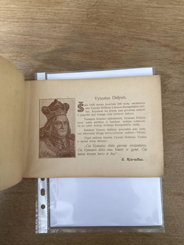 D.L.K. Vytauto didž. 500 m. jo mirties sukaktuvėms paminėti albumėlis : 1430-193 - Autorių Kolektyvas, knyga 3