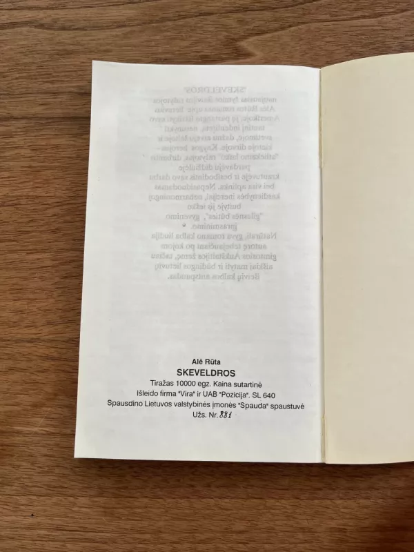 Skeveldros - Alė Rūta Nakaitė, knyga 4