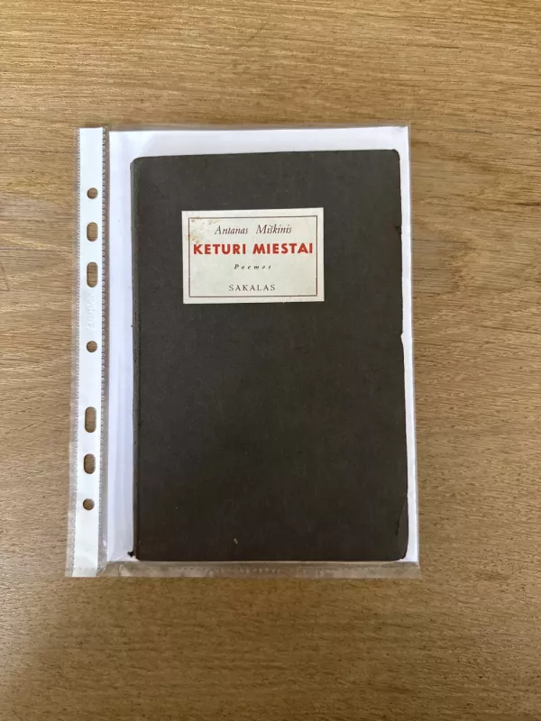 Keturi miestai - Antanas Miškinis, knyga 2