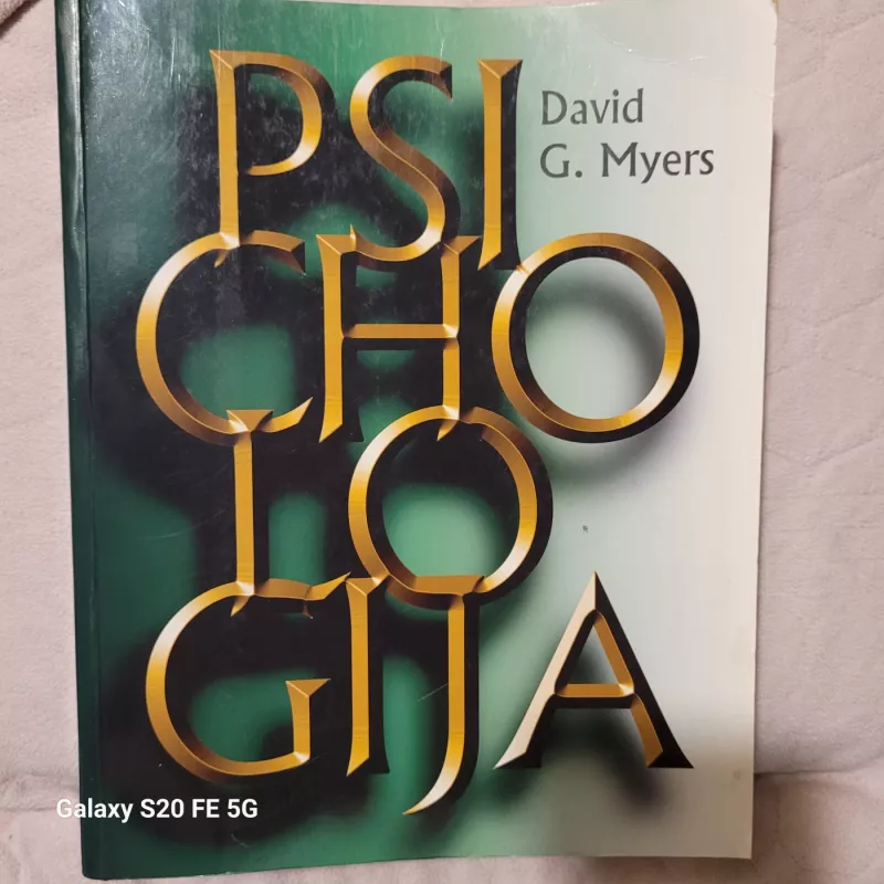 Psichologija David G.Myers - David G.Myers, knyga 2