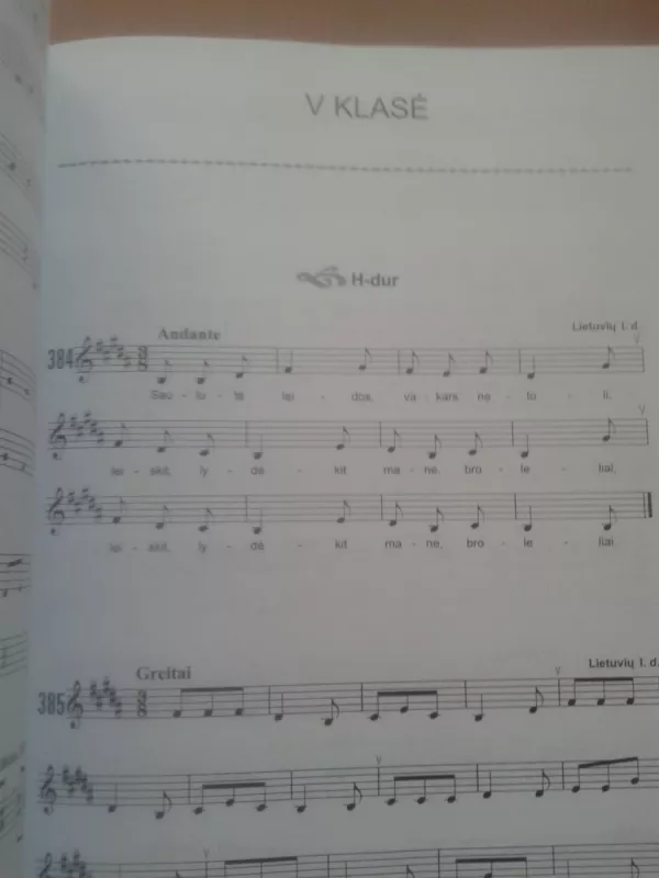 Solfedžio - Rimtautas Kašponis, knyga 5