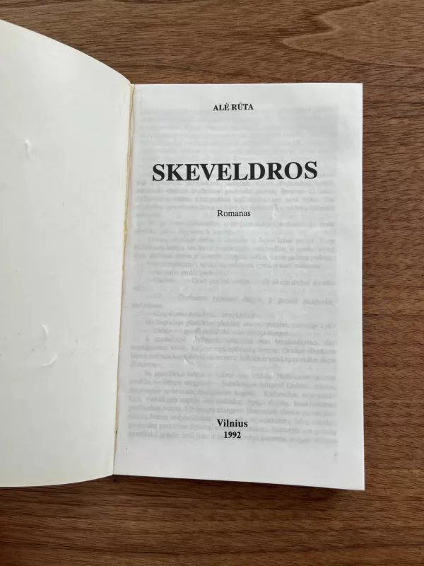 Skeveldros - Alė Rūta Nakaitė, knyga 3