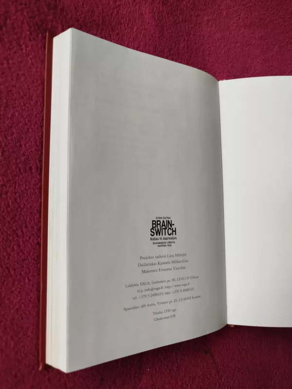 Smegenų jungiklis kelias iš depresijos - Arline Curtiss, knyga 4