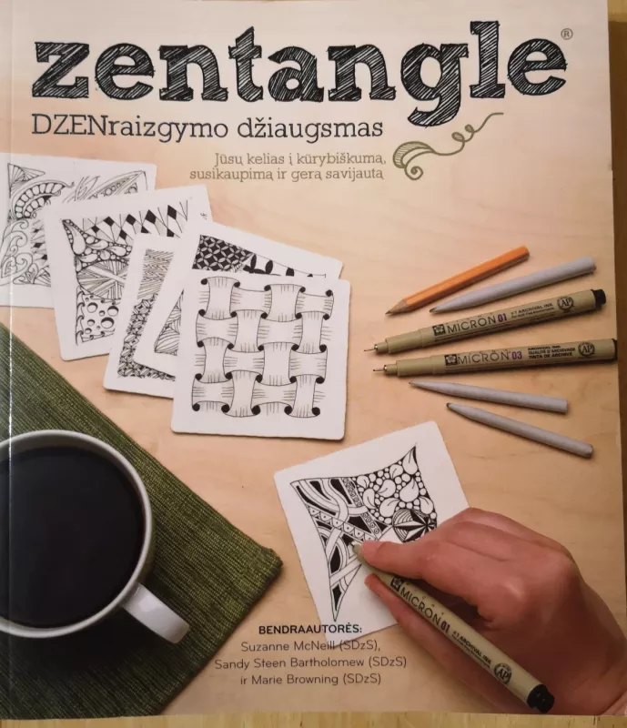 Zentangle Dzenraizgymo džiaugsmas - Suzanne McNeill, knyga 3