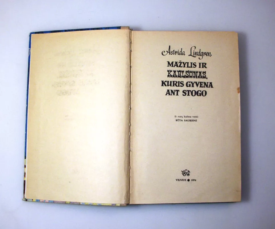 Mažylis ir Karlsonas, kuris gyvena ant stogo - Astrid Lindgren, knyga 5
