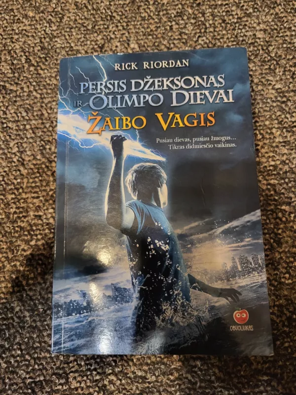 Persis Džeksonas ir Olimpo dievai: žaibo vagis (1 – oji knyga) - Rick Riordan, knyga 2