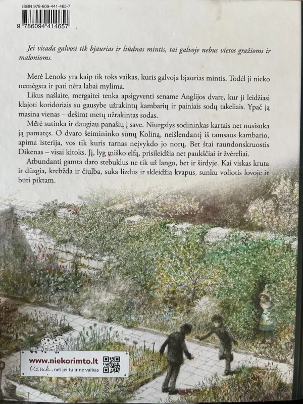 Paslaptingas sodas - Frances Hodgson Burnett, knyga 4