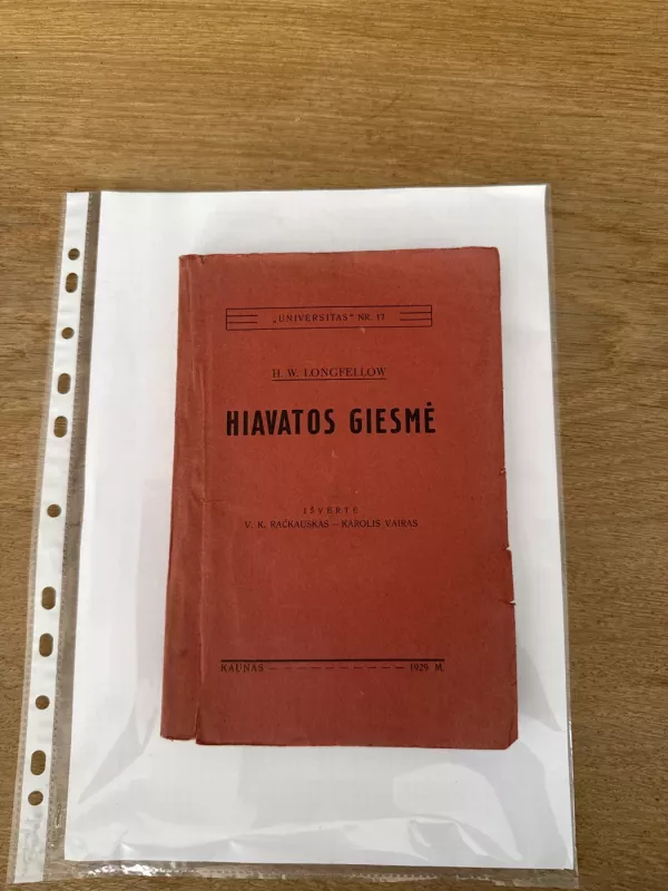 HIAVATOS GIESME - H.W. Longfellow, knyga 2